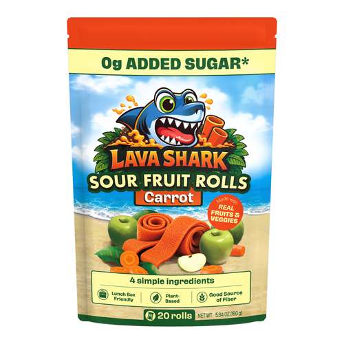 Carrot Sour Fruit Rolls pouch