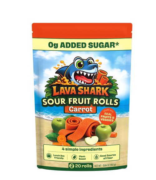 Carrot Sour Fruit Rolls — 2-Pack